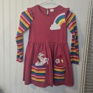 Girls Dress Size 7/8 EUC Long Sleeve